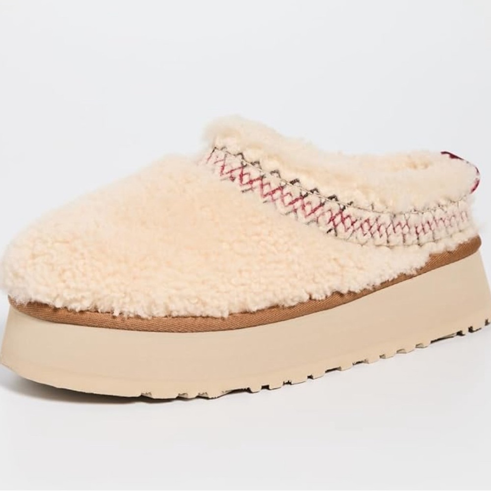 Ugg Tazz Braid Slippers Natural